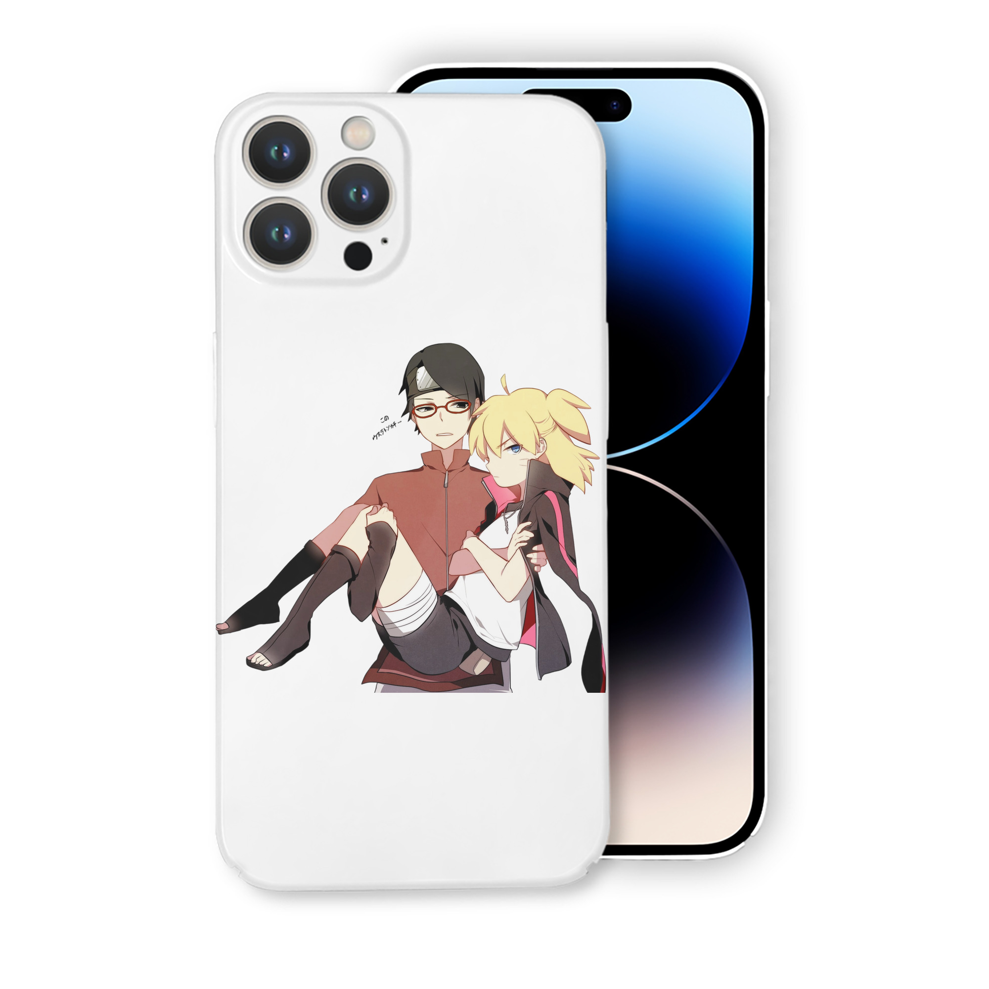 （画像用） NARUTO -ナルト- うちは サラダ Uchiha Sarada 【iPhone 14シリーズ対応】ハードケース